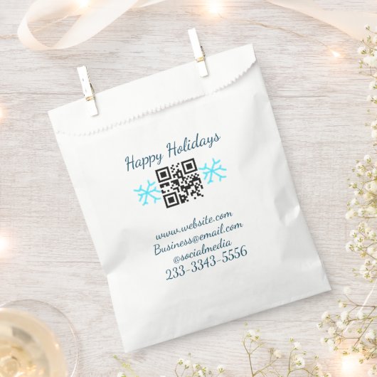 Einfaches QR-Code, um den Klassiker Ihres Namens h Geschenktütchen (Ausgeschnitten)