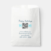 Einfaches QR-Code, um den Klassiker Ihres Namens h Geschenktütchen (Vorderseite)