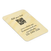 Einfaches QR-Code, um den Klassiker Ihres Namens h Magnet (Rechte Seite)