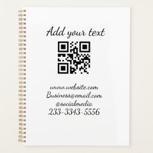 Einfaches QR-Code, um den Klassiker Ihres Namens h Planer