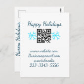 Einfaches QR-Code, um den Klassiker Ihres Namens h Postkarte (Vorne/Hinten)