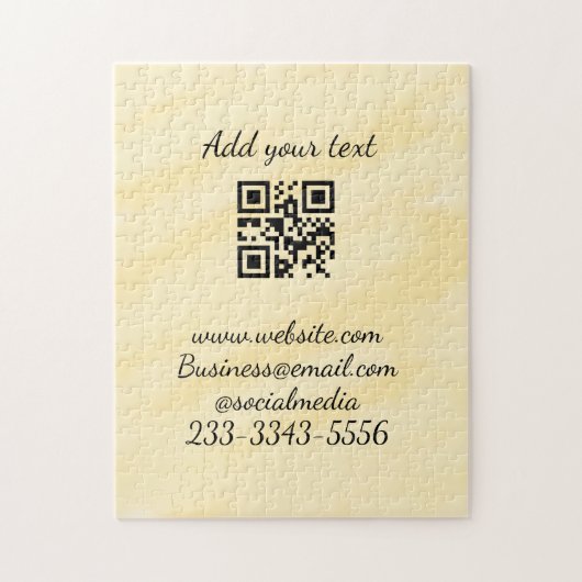 Einfaches QR-Code, um den Klassiker Ihres Namens h Puzzle (Vertikal)