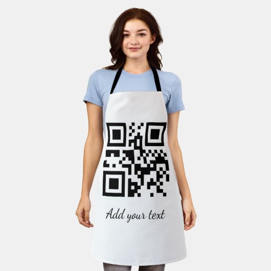 Einfaches QR-Code, um den Klassiker Ihres Namens h Schürze (Getragen)