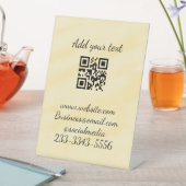 Einfaches QR-Code, um den Klassiker Ihres Namens h Sockelschild (In Situ)