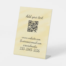 Einfaches QR-Code, um den Klassiker Ihres Namens h Sockelschild