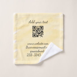 Einfaches QR-Code, um den Klassiker Ihres Namens h Waschlappen
