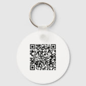 Einfaches QR-Logo Schlüsselanhänger (Rückseite)