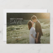 Einfaches QR-Skript-Foto Hochfahren speichern Sie Ankündigung (Vorderseite)