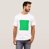 Einfaches Quadrat - hellgrün T-Shirt (Vorne ganz)