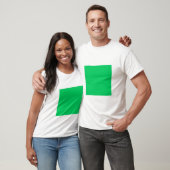 Einfaches Quadrat - hellgrün T-Shirt (Unisex)