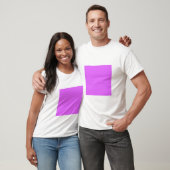 Einfaches Quadrat - Lila T-Shirt (Unisex)