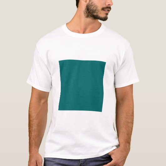 Einfaches Quadrat - Moss Green T-Shirt (Vorderseite)