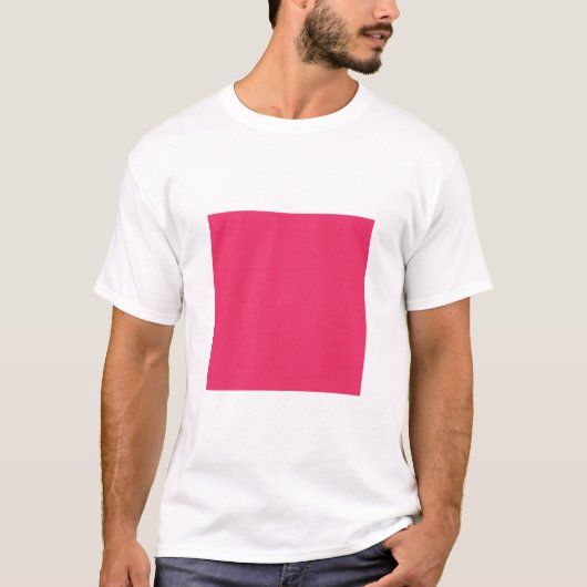 Einfaches Quadrat - Regal Red T-Shirt (Vorderseite)