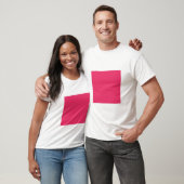 Einfaches Quadrat - Regal Red T-Shirt (Unisex)