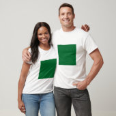 Einfaches Quadrat - Waldgrün T-Shirt (Unisex)