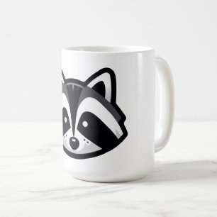 Einfaches Raccoon-Design Kaffeetasse