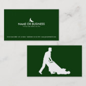 einfaches Rasenmähen Visitenkarte (Vorne/Hinten)