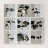 Einfaches Raster von neun Personalisierten Foto-Pu Puzzle (Horizontal)