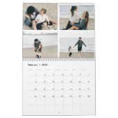Einfaches Raster von vier (48 Fotos) benutzerdefin Kalender (Feb 2026)
