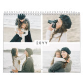 Einfaches Raster von vier (48 Fotos) benutzerdefin Kalender (Titelbild)