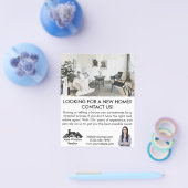 Einfaches Real Anwesen Agent Marketing Foto Flyer (Einzeln)