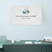 Einfaches Real Anwesen Banner (Messeveranstaltung)