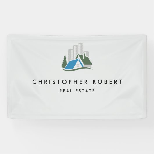 Einfaches Real Anwesen Banner (Horizontal)