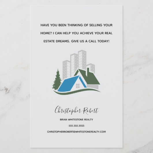 Einfaches Real Anwesen Flyer (Vorne)