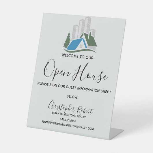 Einfaches Real Anwesen Sockelschild (Vorderseite)