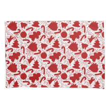 Einfaches Red Christmas Pattern