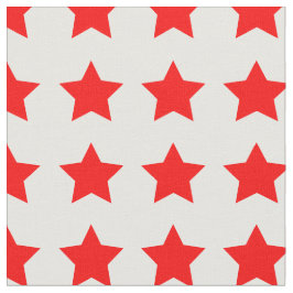 Einfaches Red Star-Muster Stoff