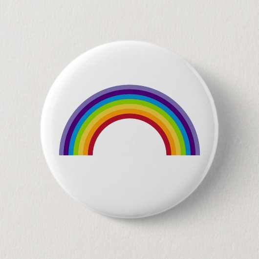 Einfaches Regenbogen-Knopf-Abzeichen Button (Vorderseite)