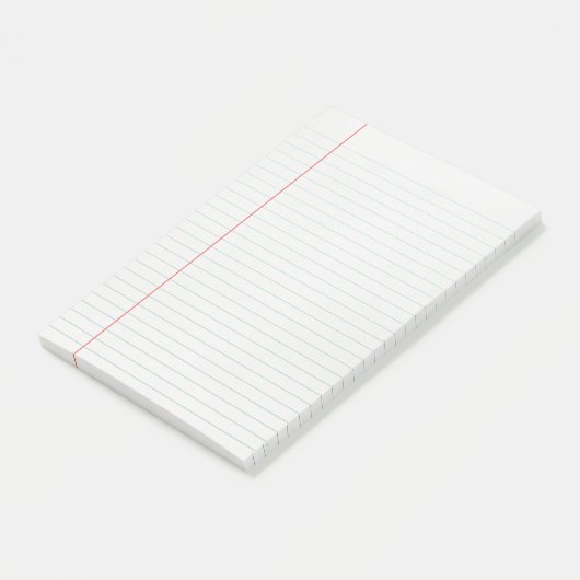 Einfaches Retro gezeichnetes Papier Post-it Klebezettel (angewinkelt)