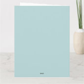 Einfaches Retro-Rosa Pastel 1. Hochzeit Jubiläum Karte (Rückseite)