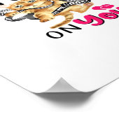 Einfaches romantisches Design, an dem ich hänge Poster (Ecke)