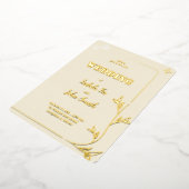 EINFACHES ROMANTISCHES DESIGN FOLIENEINLADUNG (Gedreht)