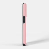 Einfaches Rosa Chic Monogramm Custom iPhone Hülle (Rechte Seite)