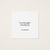 einfaches Rosa Hinzufügen Ihres Logos, benutzerdef (Rückseite)