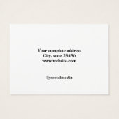 einfaches Rosa Hinzufügen Ihres Logos, benutzerdef (Rückseite)