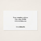 einfaches Rosa Hinzufügen Ihres Logos, benutzerdef (Rückseite)