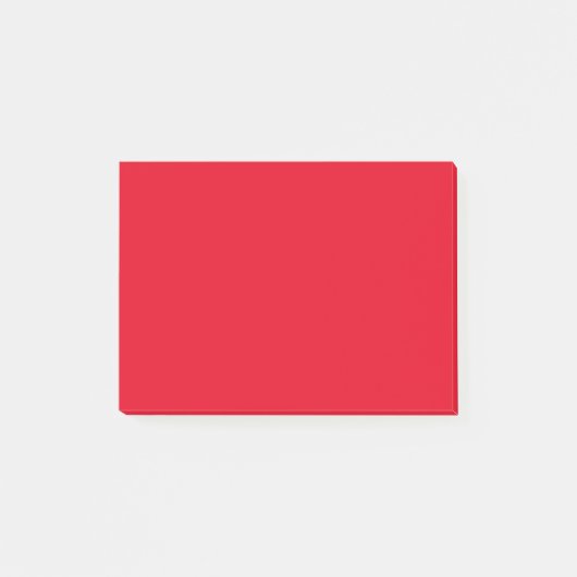 Einfaches Rot Post-it Klebezettel (Vorderseite)