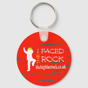 einfaches Rot Schlüsselanhänger