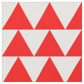 Einfaches rotes Dreieck-Muster Stoff (Nahaufnahme)