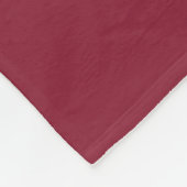 Einfaches rotes Liebesskript Fleecedecke (Ecke)