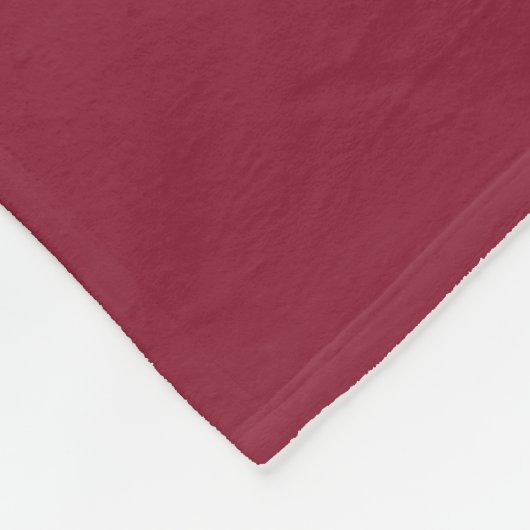 Einfaches rotes Liebesskript Fleecedecke (Ecke)