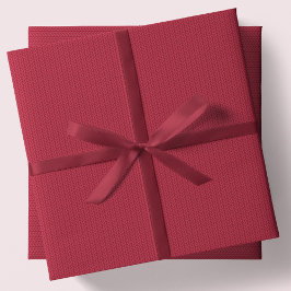Einfaches rotes Weihnachtsferien-Strickmuster Geschenkpapier Set