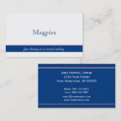 Einfaches Rotes, weiß, Visitenkarte (Vorne/Hinten)