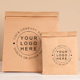 einfaches Round-Business-Logo Gummistempel