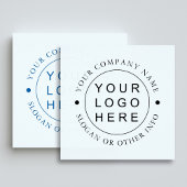 einfaches Round-Business-Logo Gummistempel