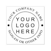 einfaches Round-Business-Logo Permastempel (Design)